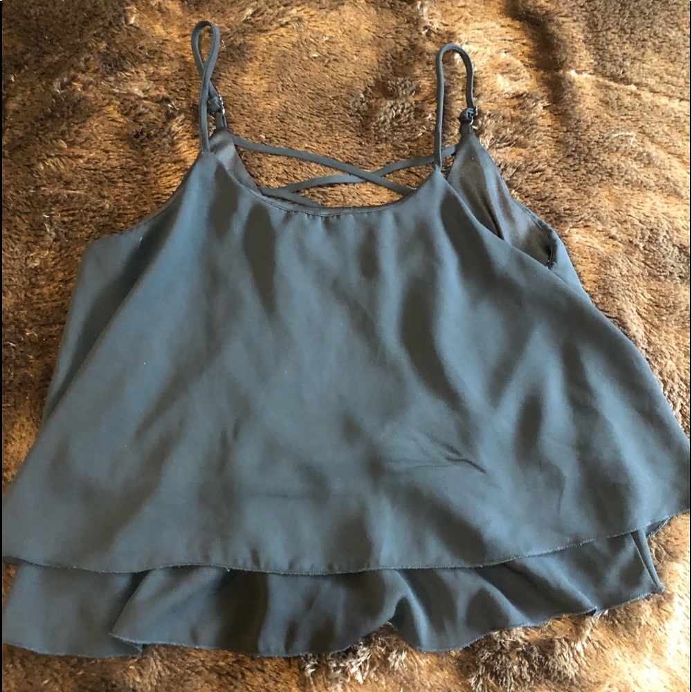 Black DEB Baby doll top